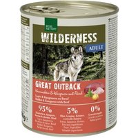 REAL NATURE WILDERNESS Adult Great Outback Kaninchen, Känguru & Rind 6x800 g von REAL NATURE