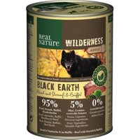 REAL NATURE WILDERNESS Adult Black Earth Rind mit Strauß & Büffel 12x400 g von REAL NATURE