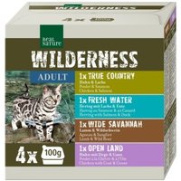 REAL NATURE WILDERNESS Adult Multipack 4x100g Multipack 2 von REAL NATURE