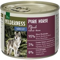 REAL NATURE WILDERNESS Nassfutter für Hunde Adult Pure Horse, Pferd 12x200 g von REAL NATURE