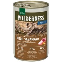 REAL NATURE WILDERNESS Adult Wide Savannah, Lamm und Wildschwein 24x400 g von REAL NATURE