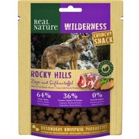 REAL NATURE WILDERNESS Crunchy Snack 225g Ziege mit Süßkartoffel von REAL NATURE