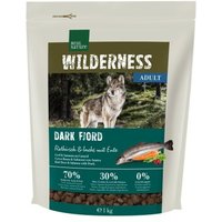 REAL NATURE WILDERNESS Trockenfutter Hund, Adult, Dark Fjord Rothirsch, Lachs und Ente 1 kg von REAL NATURE