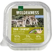 REAL NATURE WILDERNESS True Country Junior Huhn mit Lachs 16x100 g von REAL NATURE
