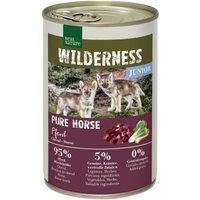 REAL NATURE WILDERNESS Nassfutter für Hunde Junior Pure Horse, Pferd 6x400 g von REAL NATURE