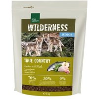 REAL NATURE WILDERNESS Trockenfutter Hund, Junior, True Country Huhn mit Fisch 1 kg von REAL NATURE