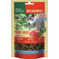 REAL NATURE WILDERNESS Meat Snack Training 150g Pure Beef, Rind mit Himbeeren und Spinat von REAL NATURE