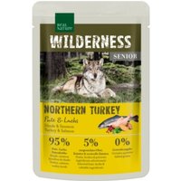 REAL NATURE WILDERNESS Nassfutter Hund, Senior, Northern Turkey Pute und Lachs 24x100 g von REAL NATURE