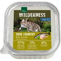 REAL NATURE WILDERNESS Nassfutter Katze, Adult True Country, Huhn und Lachs 16x100 g von REAL NATURE
