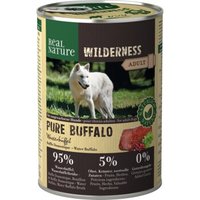 REAL NATURE WILDERNESS Nassfutter für Hunde Adult Pure Buffalo, Wasserbüffel 6x400 g REAL NATURE WILDERNESS Nassfutter für Hunde Adult Pure Buffalo, Wasserbüffel 6x400 g von REAL NATURE