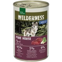 REAL NATURE WILDERNESS Nassfutter für Hunde Adult Pure Horse, Pferd 24x400 g von REAL NATURE