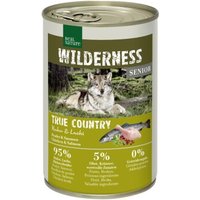 REAL NATURE WILDERNESS Nassfutter für Hunde Senior True Country, Huhn und Lachs 24x400 g von REAL NATURE