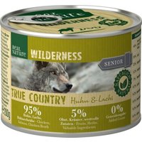 REAL NATURE WILDERNESS Senior True Country Huhn & Lachs 6x200 g von REAL NATURE