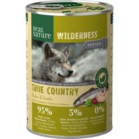 REAL NATURE WILDERNESS Senior True Country Huhn & Lachs 12x400 g von REAL NATURE