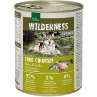 REAL NATURE WILDERNESS Nassfutter für Hunde Senior True Country, Huhn und Lachs 24x800 g von REAL NATURE