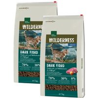 REAL NATURE WILDERNESS Trockenfutter Katze, Adult, Dark Fjord, Rothirsch, Wildschwein & Geflügel 2x7 kg von REAL NATURE