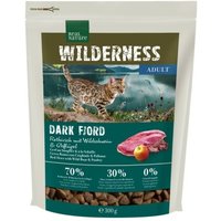 REAL NATURE WILDERNESS Trockenfutter Katze, Adult, Dark Fjord, Rothirsch, Wildschwein & Geflügel 300 g von REAL NATURE
