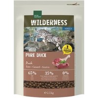 REAL NATURE WILDERNESS Trockenfutter Katze, Adult, Pure Duck 2x2,5 kg von REAL NATURE