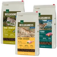 REAL NATURE WILDERNESS Trockenfutter Katze, Adult 3x2,5 kg Mixpaket 2 von REAL NATURE