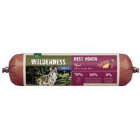 REAL NATURE WILDERNESS Wurst Adult Best Horse, Pferd mit Süßkartoffel und Rote Bete 800 g von REAL NATURE