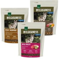 REAL NATURE Wilderness Adult 3x1 kg Probierpaket 4, Wild Valley, Pferd und Rind von REAL NATURE