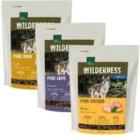 REAL NATURE WILDERNESS Trockenfutter Hund, Adult 3x1 kg Probierpaket 6, Ente, Huhn, Lamm REAL NATURE WILDERNESS Trockenfutter Hund, Adult 3x1 kg Probierpaket 6, Ente, Huhn, Lamm von REAL NATURE
