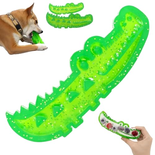 Langsames Kau- Und Apportierspielzeug in Krokodilform Für Hunde, Langsame Fütterung, Interaktives Puzzle, Süßes Kauspielzeug, Alligator-Leckerli-Spender Für Kleine, Mittelgroße Und Große(Large) von REALOKMAN