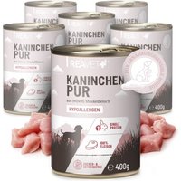 REAVET Hunde Nassfutter - Kaninchen PUR | 6 x 400g von REAVET