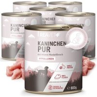 REAVET Hunde Nassfutter - Kaninchen PUR 6x4,8 kg REAVET Hunde Nassfutter - Kaninchen PUR 6x4,8 kg von REAVET
