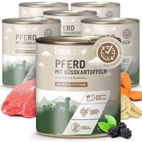 REAVET Hundenassfutter - Pferd mit Süßkartoffeln an Pastinaken & Brombeeren 6x4,8 kg von REAVET