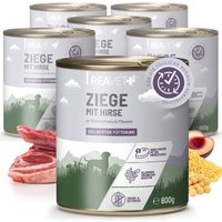 REAVET Hundenassfutter - Ziege mit Hirse an Kichererbsen & Pflaume 6x800 g von REAVET