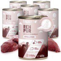 REAVET Nassfutter - Reh PUR | 6 x 400g REAVET Nassfutter - Reh PUR | 6 x 400g von REAVET