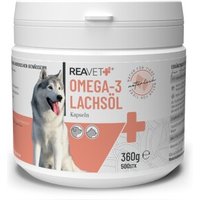 REAVET Omega-3 Lachsöl Kapseln 500Stk REAVET Omega-3 Lachsöl Kapseln 500Stk von REAVET
