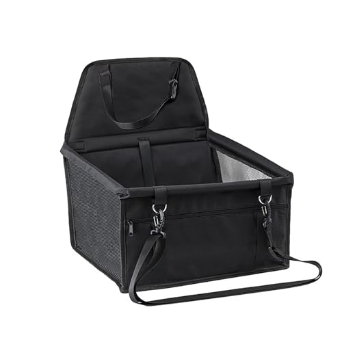 REBOTZ Hundeautositz, Autositz für mittelgroße und kleine Hunde, 40 x 30 x 21 cm, Sicherheitsautositz, Hundeautositz (Color : A, Size : 40x30x21cm) von REBOTZ