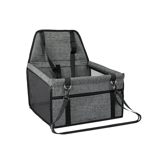REBOTZ Hundeautositz, Autositz für mittelgroße und kleine Hunde, 40 x 30 x 21 cm, Sicherheitsautositz, Hundeautositz (Color : C, Size : 40x30x21cm) von REBOTZ
