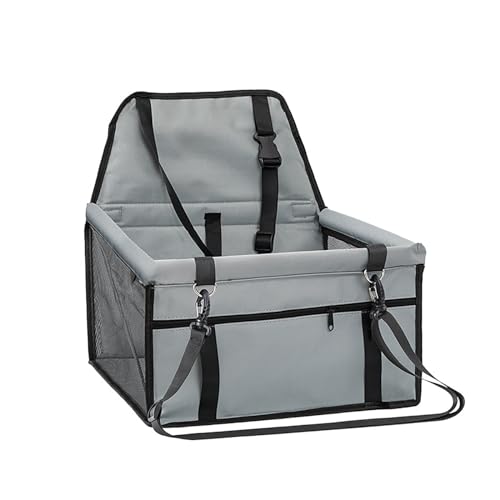 REBOTZ Hundeautositz, Autositz für mittelgroße und kleine Hunde, 40 x 30 x 21 cm, Sicherheitsautositz, Hundeautositz (Color : D, Size : 40x30x21cm) von REBOTZ