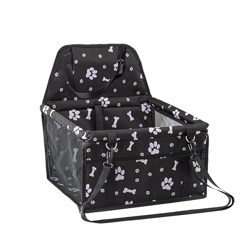 REBOTZ Hundeautositz, Autositz für mittelgroße und kleine Hunde, 40 x 30 x 21 cm, Sicherheitsautositz, Hundeautositz (Color : E, Size : 40x30x21cm) von REBOTZ