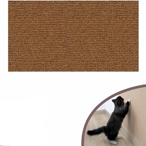 REBOTZ Kletter-Katzenkratzer, Katzenkratzmatte, natürliche Sisal-Katzenkratzmatten, 30/40/60 x 100, zuschneidbarer, Selbstklebender Katzenkratzteppich, schützt Teppiche und Sofas (Color : E, Size : von REBOTZ