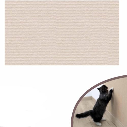 REBOTZ Kletter-Katzenkratzer, Katzenkratzmatte, natürliche Sisal-Katzenkratzmatten, 30/40/60 x 100, zuschneidbarer, Selbstklebender Katzenkratzteppich, schützt Teppiche und Sofas (Color : F, Size : REBOTZ Kletter-Katzenkratzer, Katzenkratzmatte, natürliche Sisal-Katzenkratzmatten, 30/40/60 x 100, zuschneidbarer, Selbstklebender Katzenkratzteppich, schützt Teppiche und Sofas (Color : F, Size : von REBOTZ