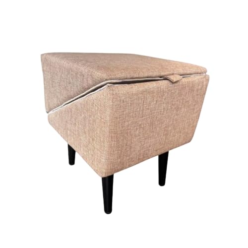 Faltbare Hunderampe für Sofa Hundetreppe für Kleine Hunde rutschfeste Haustiertreppe Hundestufen Tierstufen Tragbarer Fußhocker Leichte Katzentreppe Katzenzubehör für Katzen und Welpen(Khaki) von REDKNOT