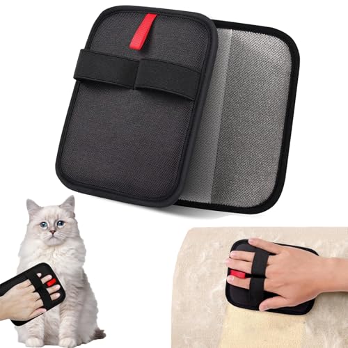 REGAPOG Fellmagnet, 2025 New Fellhandschuhe Fingerlos Katze- Wiederverwendbare Fell Magnet Handschuhe, Katzen Handschuhe Fellpflege Für Glattes und Gesundes Fell Für Kleidung, Sofas (A) von REGAPOG