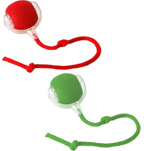 REGAPOG Cats and Dogs interaktiver spielball für Hunde Interactive Rolling Cat Dog Ball Mit Schnur,360°Automatische BallinteraktionHundespielzeug (A+B) REGAPOG Cats and Dogs interaktiver spielball für Hunde Interactive Rolling Cat Dog Ball Mit Schnur,360°Automatische BallinteraktionHundespielzeug (A+B) von REGAPOG