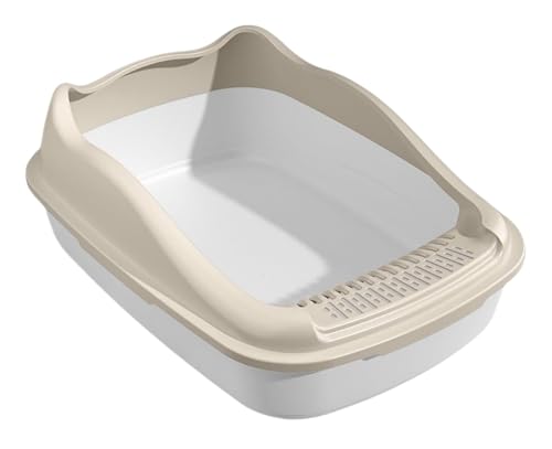 Katzenklo Katzentoilette Verdickte, Spritzwassergeschützte Katzentoilette, Herausnehmbare Katzentoilette, Leicht Zu Reinigen, Für Kätzchen Bis Ältere Katzen Katzenklo Tragbar(White,29.3x36.9x16 cm) Katzenklo Katzentoilette Verdickte, Spritzwassergeschützte Katzentoilette, Herausnehmbare Katzentoilette, Leicht Zu Reinigen, Für Kätzchen Bis Ältere Katzen Katzenklo Tragbar(White,29.3x36.9x16 cm) von REIFOR