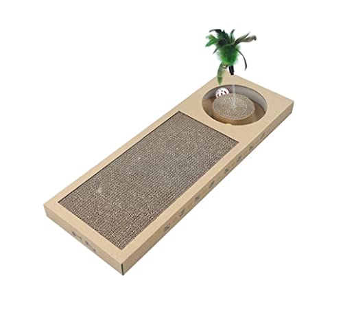 Kratzbrett Katze Grinding Paws Corrugated Paper Grinder Cat Scratching Board One-Piece Suit Cat Feather Toy for Indoor Cat Training Toy Kratzpappe Für Katzen Kratzbrett Katze Grinding Paws Corrugated Paper Grinder Cat Scratching Board One-Piece Suit Cat Feather Toy for Indoor Cat Training Toy Kratzpappe Für Katzen von REIFOR