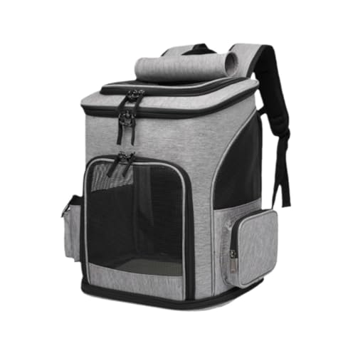 REIFOR Transportbox Hund Haustier-Rucksack Mit Aufbewahrungstasche Für Tierfutter, Erweiterbarer Haustier-Tragerucksack Für Große Katzen Und Hunde Katzentasche Transporttasche Katze REIFOR Transportbox Hund Haustier-Rucksack Mit Aufbewahrungstasche Für Tierfutter, Erweiterbarer Haustier-Tragerucksack Für Große Katzen Und Hunde Katzentasche Transporttasche Katze von REIFOR