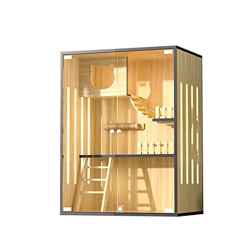 Katzenhaus Katzenvilla, Katzenhaus, übergroßer freier Raum, Katzen-Eigentumswohnung, Zuhause, Innen-Katzenhaus, Haustierhaus, Outdoor-Haustierhaus mit Fluchttür, 47 x 35 x 25 Zoll Großer Weltraum-Katz Katzenhaus Katzenvilla, Katzenhaus, übergroßer freier Raum, Katzen-Eigentumswohnung, Zuhause, Innen-Katzenhaus, Haustierhaus, Outdoor-Haustierhaus mit Fluchttür, 47 x 35 x 25 Zoll Großer Weltraum-Katz von REIK