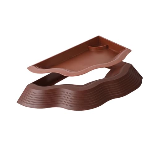 Abnehmbare Split Design Reptiles Bowl Für Schildkröten Und Reptilien Haustier Mit Fütterung Trinken Multi Use Abs Tortoise Ramps Abs Habitat Bowl Schüssel von REITINGE
