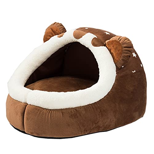 REITINGE Abnehmbares Haustierbett, warmes Haustierbett, Bärenform, waschbar, weiche Katzenkissen für kleine Hunde und Katzen REITINGE Abnehmbares Haustierbett, warmes Haustierbett, Bärenform, waschbar, weiche Katzenkissen für kleine Hunde und Katzen von REITINGE