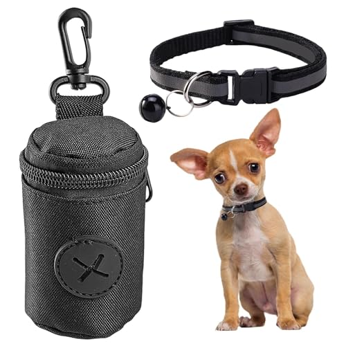 RELKLYU 1 -Teilige Müllbeutelbeutel Und 1 Stückkragen, Haustier Im Freien, Toilettenbeutelspender, Tragbare Aufbewahrungstasche. RELKLYU 1 -Teilige Müllbeutelbeutel Und 1 Stückkragen, Haustier Im Freien, Toilettenbeutelspender, Tragbare Aufbewahrungstasche. von RELKLYU