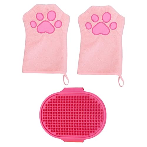 RELKLYU 2-Teiliges Handtuch Im Handschuh Im Handschuh Und EIN 1-Teiliges Badebinsel, Das Absorbierende Handtuch, Haustierbadezubehör, Haustierreinigungswerkzeuge. RELKLYU 2-Teiliges Handtuch Im Handschuh Im Handschuh Und EIN 1-Teiliges Badebinsel, Das Absorbierende Handtuch, Haustierbadezubehör, Haustierreinigungswerkzeuge. von RELKLYU